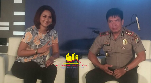 Kapolsek Tambelang AKP Sujono yang berhasil membawa Pocil Tambelang sebagai juara I Jakarta Metropolitan Police Expo 2016.[SOF]