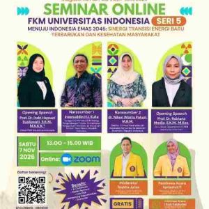 Banner Diskusi Transisi Energi Baru Terbarukan Mahasiswa Magister K3 PJJ PUSPINEBT-ICMI