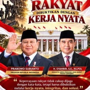 Anggota DPRD Jabar H Syahrir tulis catatan dua tahun Prabowo Gibran dari hilirisasi hingga Koperasi Merah Putih