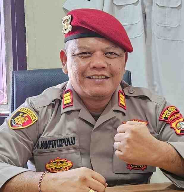Kapolsek Setu AKP Hotma Napitupulu bersama AKP Usep Aramsyah di Kabupaten Bekasi