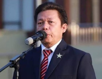 Direktur Eksekutif Lemkapi Edi Hasibuan memaparkan hasil survei kepercayaan program Kapolri.